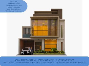 3 Lantai Rumah Batu Tipe 75 Dikelilingi Tempat Wisata
