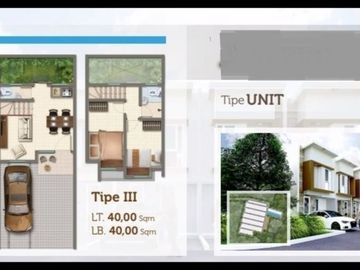 Rumah baru cluster 2 lantai lokasi premium pinggir jalan 0