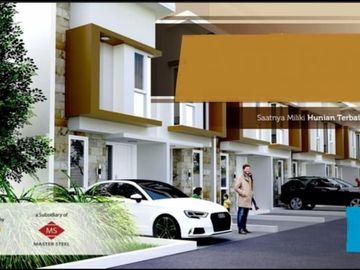 Rumah baru cluster 2 lantai lokasi premium pinggir jalan 0