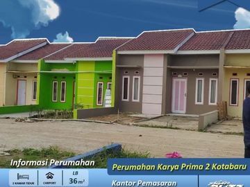 Perumahan karya Prima jalur dua kotabaru murah Dp 1jutaan