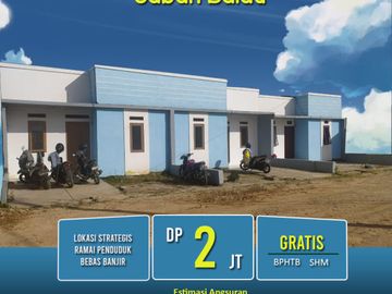 rumah 2 kamar di belakang UIN bisa KPR Bank Syariah