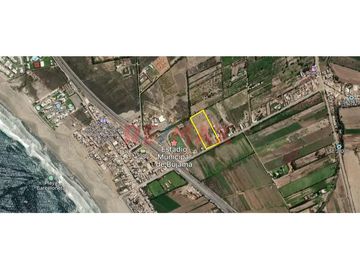 VENDO ESPECTACULAR TERRENO DE 20,000 M2 UBICADO EN BUJAMA BAJA  AL COSTADO DEL ESTADIO MUNICIPAL Y A 1 CDRA DE LA PANAMERICANA SUR KM 92, DISTRITO DE