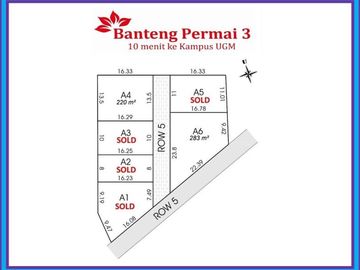 Utara Kampus UGM, Tanah Perumahan Jogja: Siap Bangun