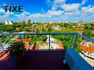 Belgrano R. Torre Categoría. Bcón Terraza. Vistas 360°. LyC. 4 dorm. c/dep. Cochera y Baulera.
