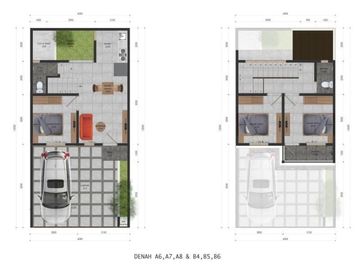 Rumah 2 lantai design bali modern pasir putih sawangan depok