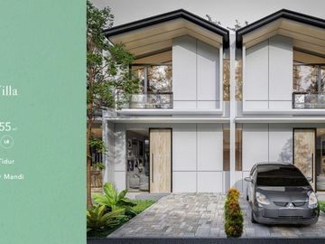 Rumah Modern 2 Lantai 2 Kamar Tidur di Lippo Village Barat Cendana Parc