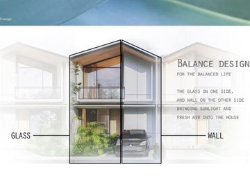 Rumah Modern 2 Lantai 2 Kamar Tidur di Lippo Village Barat Cendana Parc