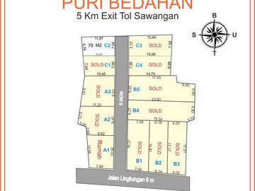 1 Unit Kavling di Sawangan Akses Tol Desari Hanya 1,9 Jt Per Meter