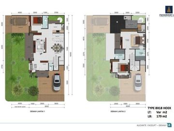 New Alicante - Rumah Hook Cantik Modern di Gading Serpong