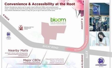 BLOOM RESIDENCES Condo for Sale in Paranaque City