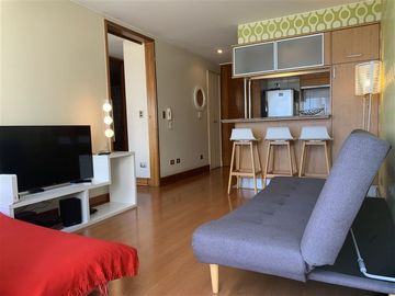 Departamento en venta, de 1d y 1b, en Viña del Mar