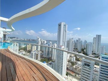 APARTAMENTO EN VENTA PARA ESTRENAR AMPLIO DE 140 METROS EN BOCAGRANDE