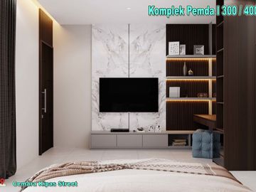 RUMAH MINIMALIS DI KOMP PEMDA JL CEMARA GADING DI LENGKAPI INTERIOR BISA REQUES SESUAI PILIHAN ANDA..