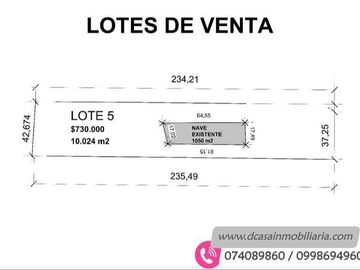 (T-166) Terreno de Venta – Cumbe – Desde 2360m2* hasta 10.024m2