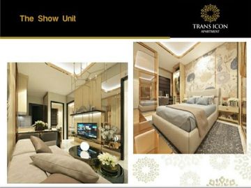 Apartemen Trans Icon 2BR-D CITY AND POOL VIEW LANTAI 06-11