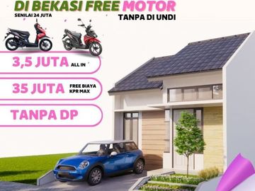 Dijual rumah 0 % Babelan dekat stasiun Bekasi