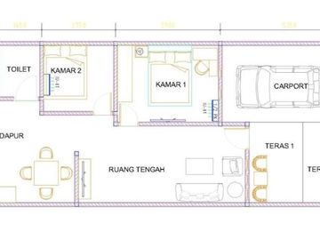 Rumah di Villa Mahkota Gunung Putri Bogor dekat Mall Transpark Cibubur |