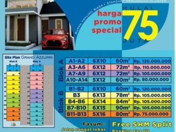 Tanah Kavling Grand Azzuri Malang Siap bangun