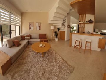 Casa de 3 recamaras en residencial con casa club, alberca, gimnasio, terraza