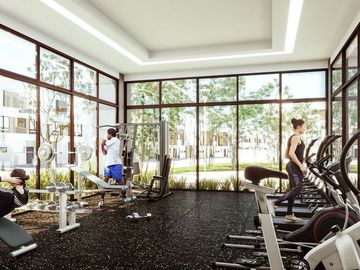 Casa de 3 recamaras en residencial con casa club, alberca, gimnasio, terraza