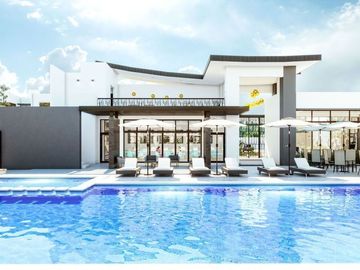 Casa de 3 recamaras en residencial con casa club, alberca, gimnasio, terraza