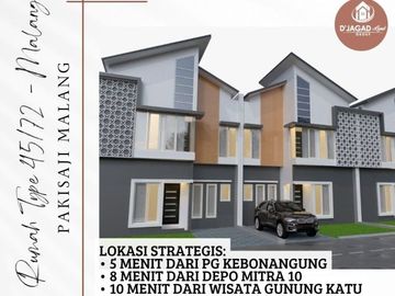 Rumah Mewah 2 Lantai harga 300jtan dekat pusat kota Malang