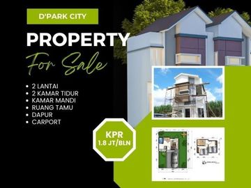 Strategis Tipe 31/63 2 Lantai Rumah Bisa KPR 2KT