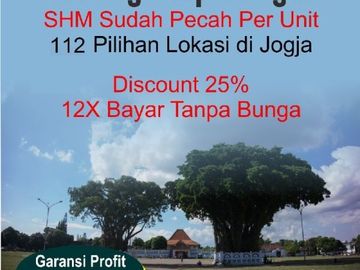 KAWASAN GODEAN, HANYA 1 JUTAAN.M, LAHAN KAVLING BAGUS