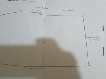 Tanah noll jalan gunung anyar tambah murahh 3 jt/m negoo