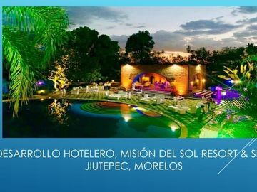 HOTEL EN VENTA MISIÓN DEL SOL JIUTEPEC MORELOS