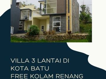 3 Lantai Rumah Batu Tipe 75 View Gunung Arjuna