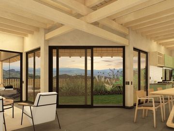 Casa ecológica con vistas espectaculares, muy tranquilo y rodeado de naturaleza.