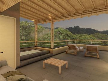 Casa ecológica con vistas espectaculares, muy tranquilo y rodeado de naturaleza.