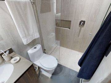 Estudio Penthouse, paseo de arte, area comercial, estilo Boho, amenidades y serv