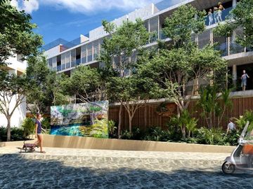 Estudio Penthouse, paseo de arte, area comercial, estilo Boho, amenidades y serv
