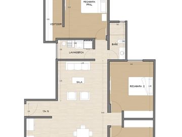 DEPARTAMENTOS EN VENTA COL. VIRREYES MOD. E SLP