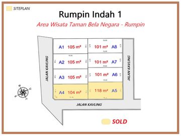 Kavling Dekat Pusdiklat Bela Negara, Cicil 12x Bunga 0%