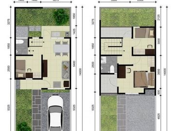 rumah mewah 2 lantai 700 meter dari tiptop ciputat tangerang selatan