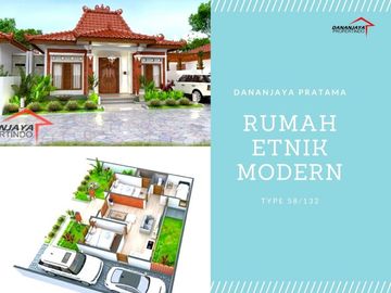 Rumah Etnik Modern Jogja FREE Pajak & BBN KHUSUS BULAN INI