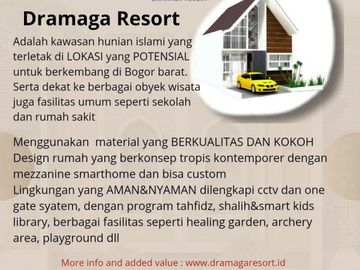 Rumah Dijual Syariah Tanpa Riba Cicil Developer Mezanine Daerah Wisata Dramaga Bogor Utara IPB Murah Jual BU Siap Bangun
