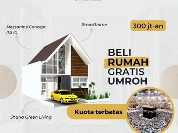Rumah Dijual Syariah Tanpa Riba Cicil Developer Mezanine Daerah Wisata Dramaga Bogor Utara IPB Murah Jual BU Siap Bangun