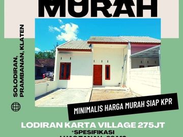 Jual Rumah Minimalis Harga Murah Di Prambanan Bisa KPR!!!