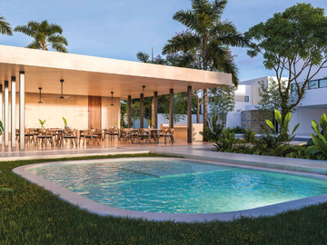 Casas en Privada Verna en Conkal - Modelo 1 Piso