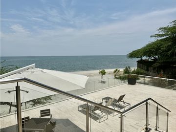 Venta de cabaña en conjunto frente de la playa, Don Jaca, Santa Marta