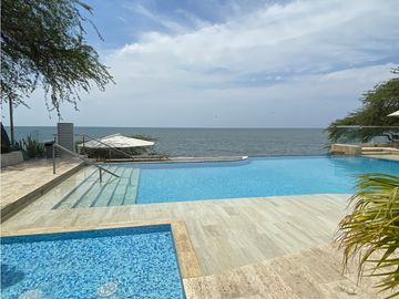 Venta de cabaña en conjunto frente de la playa, Don Jaca, Santa Marta