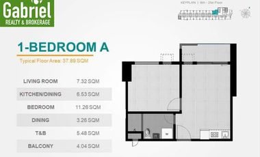 1 Bedroom Condominium in Casa Mira Towers Guadalupe Extension