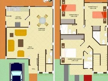 Casa en Venta en La Perla 3 Cuartos
