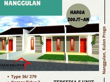 Rmah Strategis Ccilan Ringan KPR DP 10% Nanggulan Kulonprogo