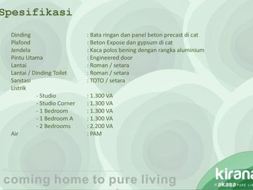 Akasa Tower Kirana Ready Stok Investasi Bagus di BSD City
