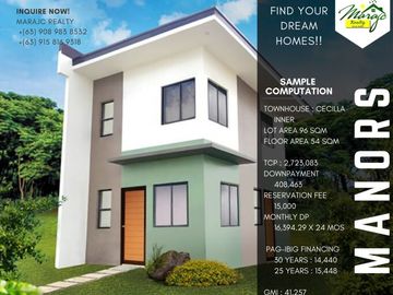 3BR Single Attached HOUSE AND LOT @ MANORS